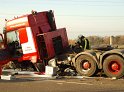 Schwerer VU PKW LKW B 59 Pulheim Rich Bocklemuend P114